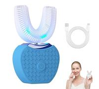 Sonic Brush V5 Toothbrush-Sonic Electric Toothbrush Ultrasonic 360 Cleaning Bass Technique Plaque Removal Whitening Adult Daily Oral Care (Blue)