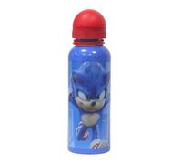 Sonic Characters Aluminium Sports Bottle 520ml - Holiday, Back to School Water Drinking Kids Lunch Children (Sonic)