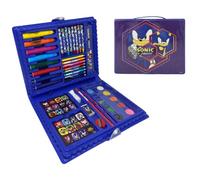 Sonic Children's Colouring Box Set 65 Pieces of Colours and Stationery Kit Drawing and Painting