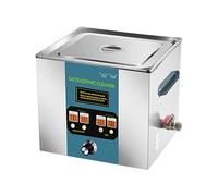 Sonic Cleaner, 40KHz 80KHz 100KHz High Frequency Ultrasound Vinyl Record Cleaning Cylinder Head 11L Ultrasonic Cleaner,Long-Lasting Use