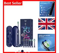 Sonic Electric Toothbrush 40,000 VPM 5 Modes Waterproof Rechargeable Navy Blue