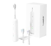 Sonic Electric Toothbrush,60°Swing,Effectively Enhancing The Cleaning Area,66000 Vibrations/min,1800mAh Capacity for 120 Days of Continuous Use,IPX7 Protection, Easy to Clean (White)
