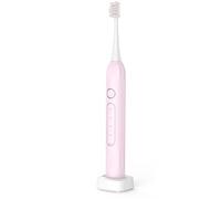 Sonic Electric Toothbrush 8 Replaceable Wave-Shaped Soft Brush Heads Last 2Y,Electric Tooth Brushes Adults 5 Modes Deep Clean & Rechargeable,30S Reminder,Teeth Whitening with IPX7 Waterproof Rosa