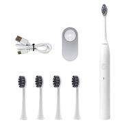 Sonic Electric Toothbrush for Adults, 42,000 VPM Rechargeable Toothbrush with 5 Modes, USB Type-C Charging, 4 Replacement Brush Heads, Deep Cleaning & Plaque Removal, Waterproof Travel Toothbrush