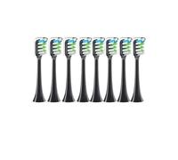 Sonic Electric Toothbrush Heads ，Compatible for Xiaomi，X3 X5 X3U X1 V1 V2 Nozzles with Anti-dust Cap(7pcs Black)