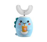 Sonic Electric Toothbrush - U-Shaped Design, IPX7 Waterproof, 360° Gum Care & Auto Timer - Teeth Whitening for Children (Blue)
