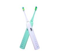Sonic Electric Toothbrush with 30,000 Vibrations, 5 Modes, W-Shaped Bristles, 2 Brush Heads, Fast Charging, Waterproof, Plaque Removal, Teeth Whitening, Sensitive & Gum Care