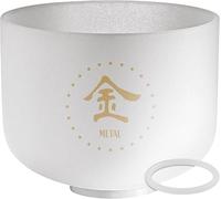 Sonic Energy 10 Inch TCM Crystal Singing Bowl - Metal Element 288Hz - For Meditation, Therapy, Qi Work - Includes Silicone Ring (TCMCSB10-M)