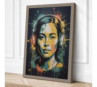 Sonic Energy Canvas Wall Art Print 24x16 Inch | Ready to Hang, Gallery Wrapped, Fade-Resistant Inks, Securely Packaged, UK Made