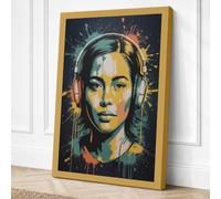 Sonic Energy Canvas Wall Art Print 24x16 Inch | Ready to Hang, Gallery Wrapped, Fade-Resistant Inks, Securely Packaged, UK Made