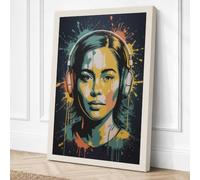 Sonic Energy Canvas Wall Art Print 24x16 Inch | Ready to Hang, Gallery Wrapped, Fade-Resistant Inks, Securely Packaged, UK Made