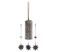 Sonic Energy Cosmic Bamboo Chime Stella - Night Wind Chime 432 Hz - For Meditation, Therapy, Decoration - Includes Replacement Pendulum (CBCSTELLA)