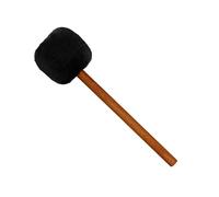 Sonic Energy Gong Beater Black - 41 cm - Made of Wool and Synthetic Fleece - Sapele Wood Handle - For Gong Players, Percussion, Meditation (MGB-L)