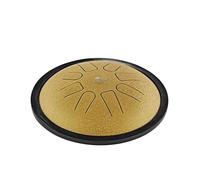 Sonic Energy Steel Tongue Drum - Small 7 Inch Tank Drum in C Minor - Stainless Steel Instrument for Meditation, Yoga, Kids - Including mallets and bag (SSTD3G)