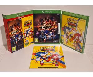 SONIC FORCES / MANIA PLUS Double Pack + Art Book - XBOX ONE Game - New & Sealed