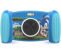 Sonic Interactive Camera for Kids, 1080p Rechargeable All-in-One Digital Camera for Photos and Videos with 2-inch Screen, 4x Zoom with 5 Funny Filters, 4 Cool Games with Micro SD Card 3+ Years