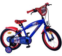 Sonic Prime Children's 16 Inch Bike - Blue Adventure Bikes with Training Wheels