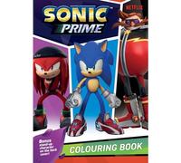 Sonic Prime Colouring Book with 16 Pages of Pictures to Colour-in for Kids Ages 3 Years and Up | Creative Gifts for Kids
