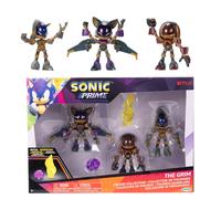 Sonic Prime Grim 2.5-Inch Action Figures 5-Pack: Sonic Trooper, Knuckles Trooper, Rouge Trooper & 2 Prism Shards (422364)