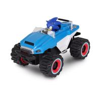 Sonic Racing: CrossWorlds 4.13-Inch Friction-Powered Sonic Monster Truck | Officially licensed collectible, game-accurate Level-Up Vehicle, highly detailed, compact display size, no batteries required