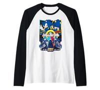 Sonic Racing CrossWorlds - Sonic VS Metal Sonic Raglan Baseball Tee