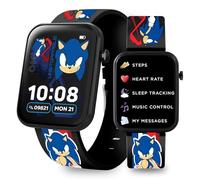 SONIC Sega The Hedgehog Black Printed Strap Smart Watch SNC4488MARG