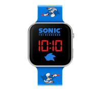 Sonic Sega the Hedgehog Blue LED Watch with Printed Silicone Strap SNC4137