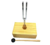 Sonic Slider Tuning Fork, Aluminum Alloy, Wooden Speaker, Piano Tuning Kit, Ideal For Sound Healing, Spa Aromatherapy, Tuning Fork Resonance Teaching, Hearing Tests, Meditation Etc