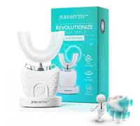 Sonic Smile 360, Jeremytis Ultrasonic Automatic Toothbrush, Ultrasonic U-Shaped Toothbrushes for Adult, 360° Electric Sonic Tooth Brush with Automatic Timer, Wireless Charging Teethbrush Kit(1pc)