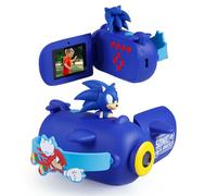 Sonic - Sonic & Knuckles HD Camcorder for Kids, Video Camera with Selfie Mode, Digital Zoom, Micro SD, Single Pack