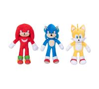 Sonic The Hedgehog 2 9-Inch Plush Collectible Toy 3-Pack