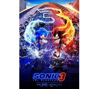 Sonic the Hedgehog 3 2024 Movie Poster - Shadow Teaser (A2)