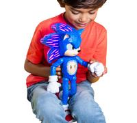 Sonic The Hedgehog 3 Ultimate Talking Sonic 34cm / 12-Inch Figure, Features 30+ Iconic and Humorous Phrases and Sounds from the Movies, Light-Up Eyes