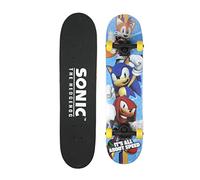 Sonic The Hedgehog 31 inch Skateboard, 9-ply Maple Desk Skate Board for Cruising, Carving, Tricks and Downhill