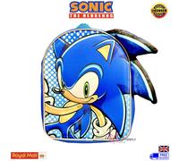 Sonic The Hedgehog 3D Plush Backpack Kids Boys Girl Sega School Book Travel Bag