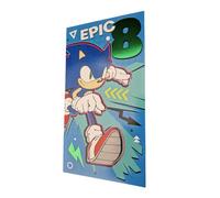SONIC THE HEDGEHOG AGE 8 OFFICIAL BIRTHDAY CARD