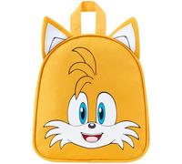 SONIC THE HEDGEHOG Backpack for Kids Tweens Rucksack Lightweight Gamer Daypack Knuckles Shadow Toddler Nursery Preschool Holiday Travel (Yellow Miles)