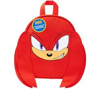 SONIC THE HEDGEHOG Backpack for Kids Tweens Rucksack Lightweight Gamer Daypack Knuckles Shadow Toddler Nursery Preschool Holiday Travel (Red Knuckles)