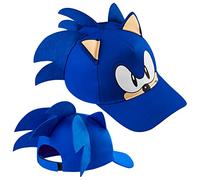 Sonic The Hedgehog Baseball Cap for Boys 3D Sun Hat Summer Holiday Accessories Adjustable Strap Lightweight Gamer Gifts Blue
