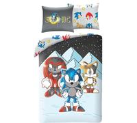 Sonic The Hedgehog Bed Set Tails Knuckles Duvet Cover 140x200 Polyester