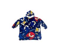 Sonic The Hedgehog Bounce Hugzee - Wearable Hooded Fleece Blanket Blue
