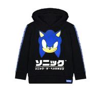 Sonic the Hedgehog Boys Black Sonic Japanese Gamer Hoodie - 4-5 Years