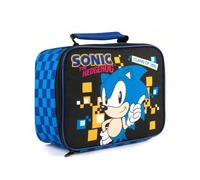 Sonic the Hedgehog Boys Black Zip Lunch Bag (One Size)