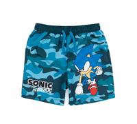 Sonic the Hedgehog Boys Blue Camo Swim Shorts - 8-9 Years