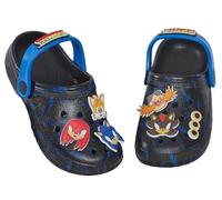 Sonic The Hedgehog Boys Clogs Black/Blue 11 UK Child