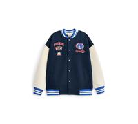 Sonic the Hedgehog Boy's Kids Varsity Jacket (Boys Blue) in Blue | Size: 5-6 Years Sonic the Hedgehog Blue 5-6 Years