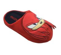 Sonic The Hedgehog, Boys or Girls Kids Sonic Knuckles Slippers, Red, Size 2