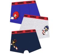 Sonic The Hedgehog Boys Pants, 3 Set Boys Underwear, Kids Underwear With Knuckles & Shadow, 12-13 Years Multicolor