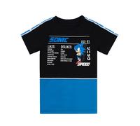 Sonic the Hedgehog Boy's Short Sleeved T-Shirt | Boys Black | Official | Size: 6-7 Years Sonic the Hedgehog Black 6-7 Years