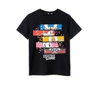 Short Sleeved T-Shirt Sonic the Hedgehog Black 11-12 Years